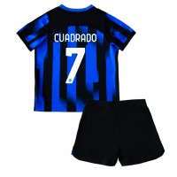 Inter Milan Juan Cuadrado #7 Domaci Dres za djecu 2023-24 Kratak Rukav (+ Kratke hlače)
